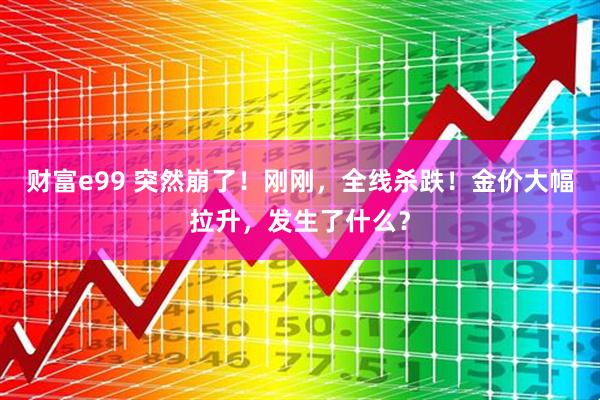 财富e99 突然崩了！刚刚，全线杀跌！金价大幅拉升，发生了什么？