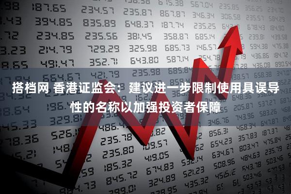 搭档网 香港证监会：建议进一步限制使用具误导性的名称以加强投资者保障